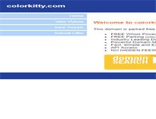 Tablet Screenshot of colorkitty.com